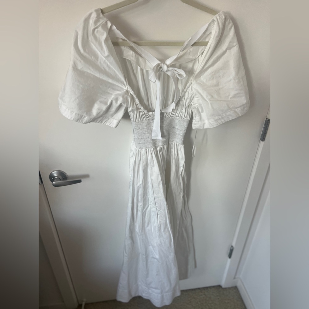 La Ligne Claire dress White Cotton Pockets - Picture 7 of 9